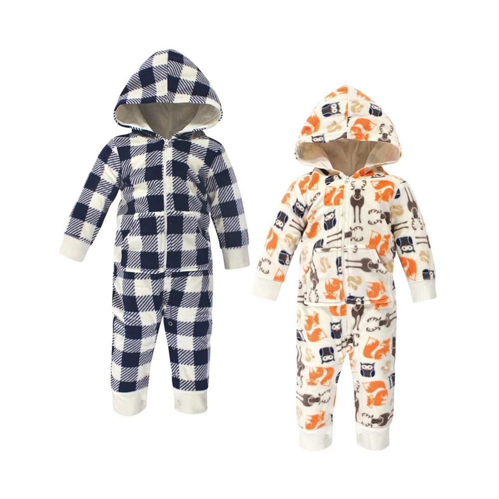 商品Hudson|Baby Boy Fleece Jumpsuits 2 Pack,价格¥248,第1张图片