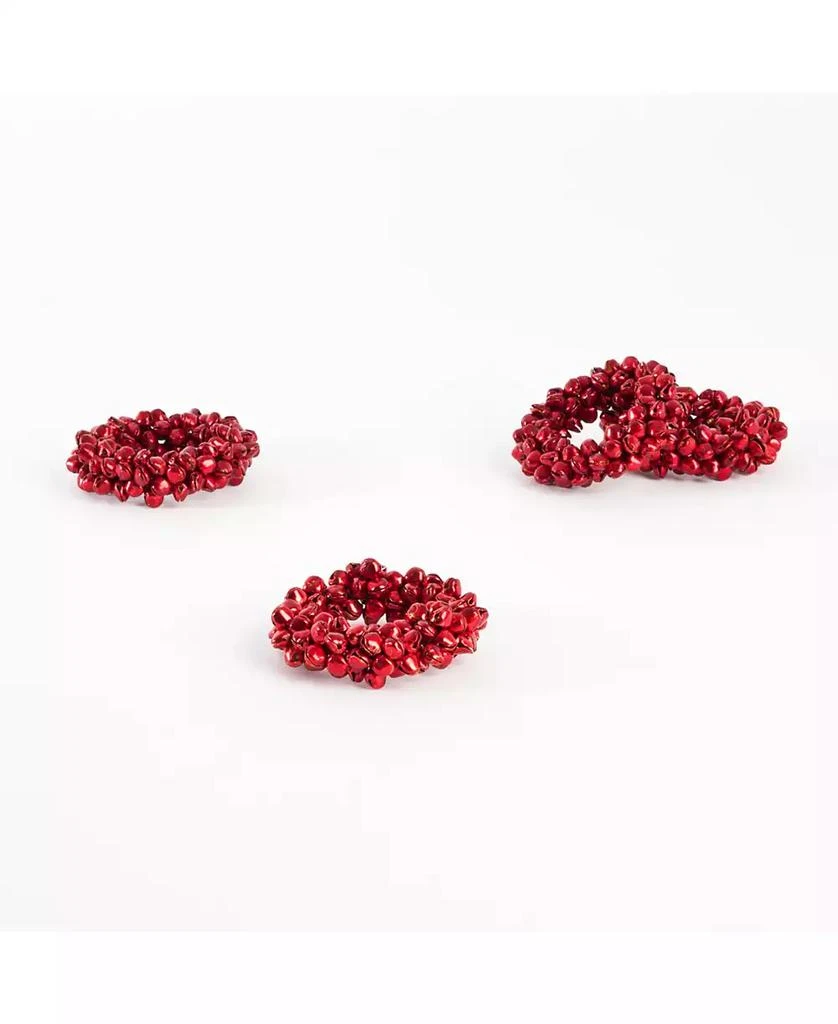 商品Saro Lifestyle|Petite Jingle Bell Napkin Ring, Set of 4,价格¥298,第2张图片详细描述