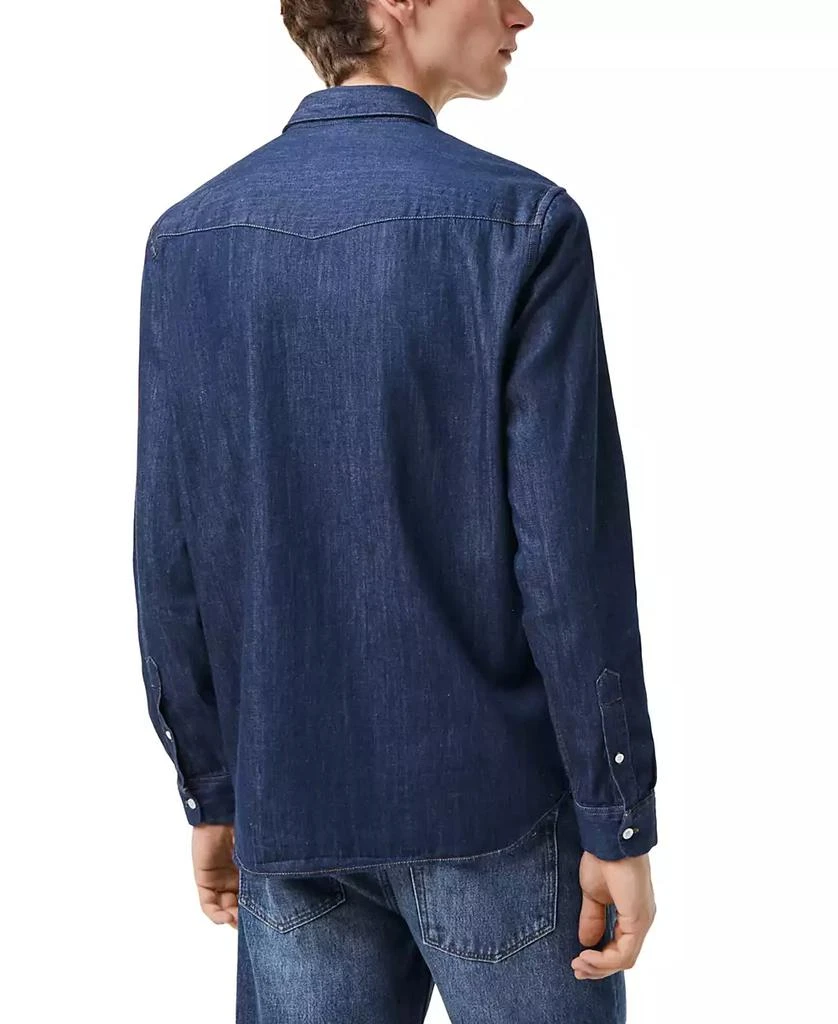 商品Lacoste|Men's Long-Sleeve Denim Shirt,价格¥1010,第2张图片详细描述