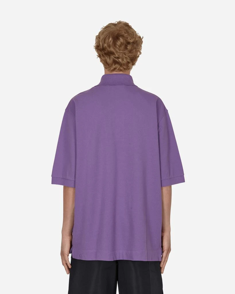 商品Acne Studios|Bubble Logo Polo T-Shirt Purple,价格¥1547,第3张图片详细描述