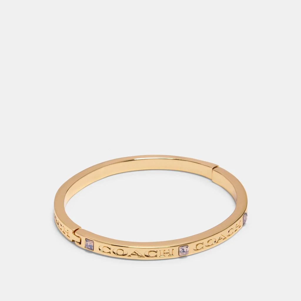 商品Coach|Coach Outlet Coach Stone Bangle,价格¥340,第1张图片