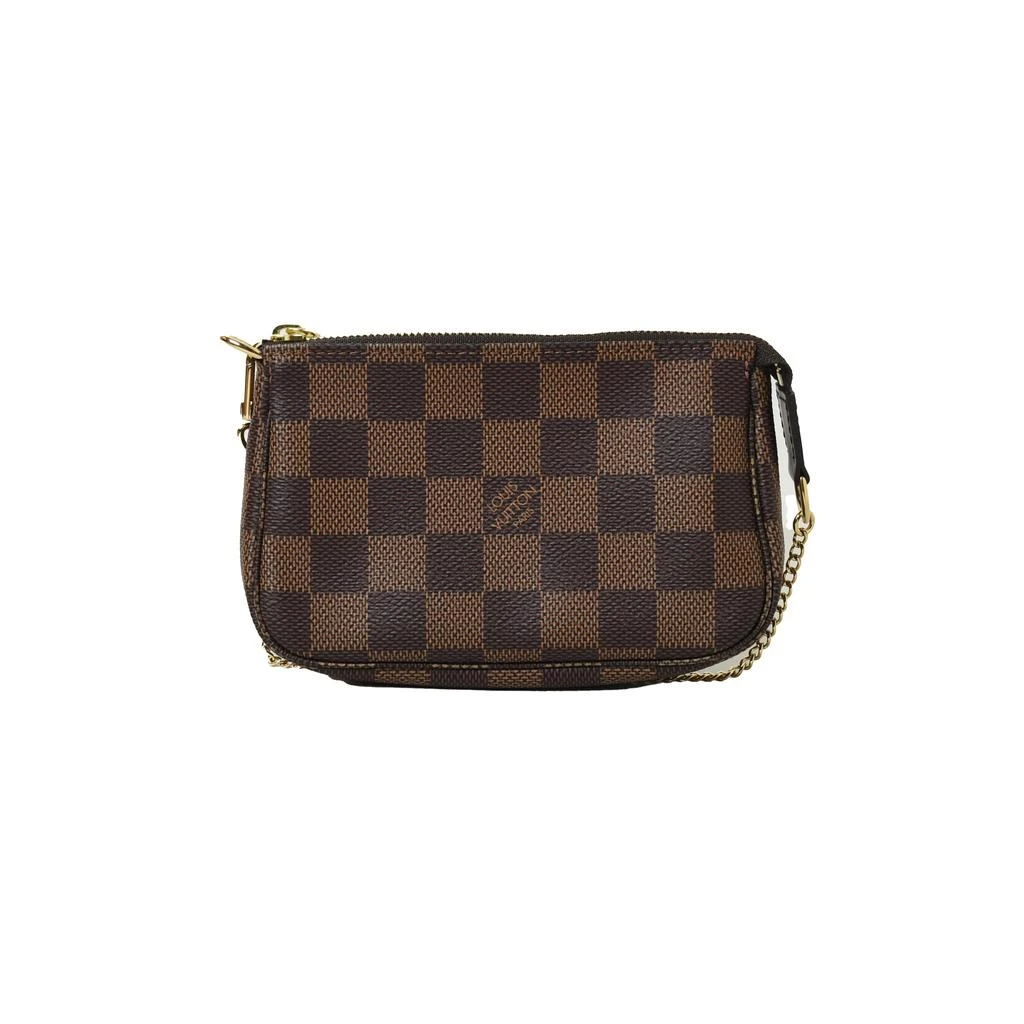 商品Louis Vuitton|Louis Vuitton Mini Pochette Accessories Damier Ebene Brown,价格¥7313,第3张图片详细描述