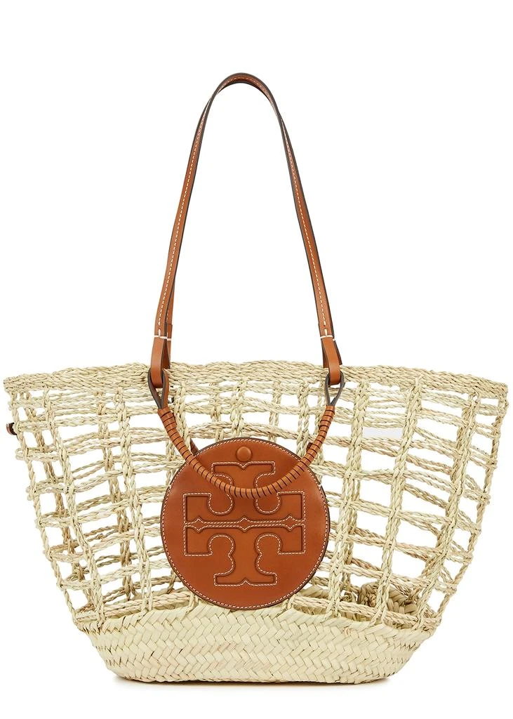 商品Tory Burch|Ella sand logo raffia basket bag,价格¥6062,第1张图片