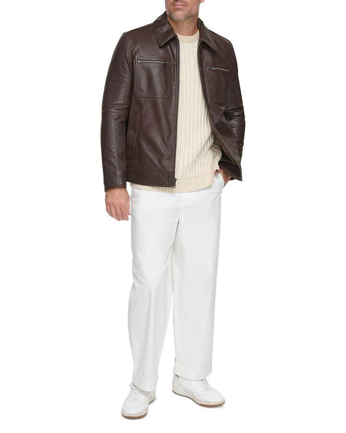 商品Andrew Marc|Halen Leather Jacket,价格¥4727,第4张图片详细描述