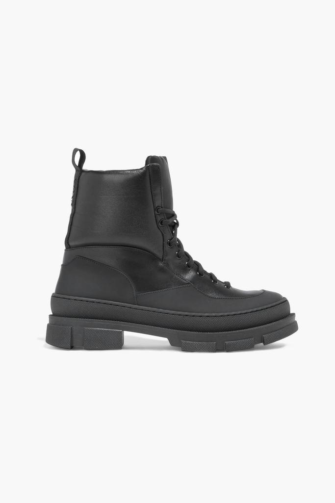 Leather combat boots商品第1张图片规格展示