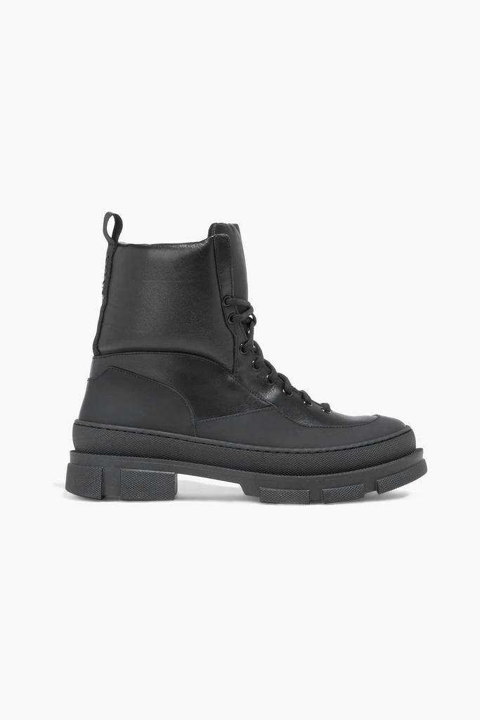 商品Ganni|Leather combat boots,价格¥1083,第1张图片