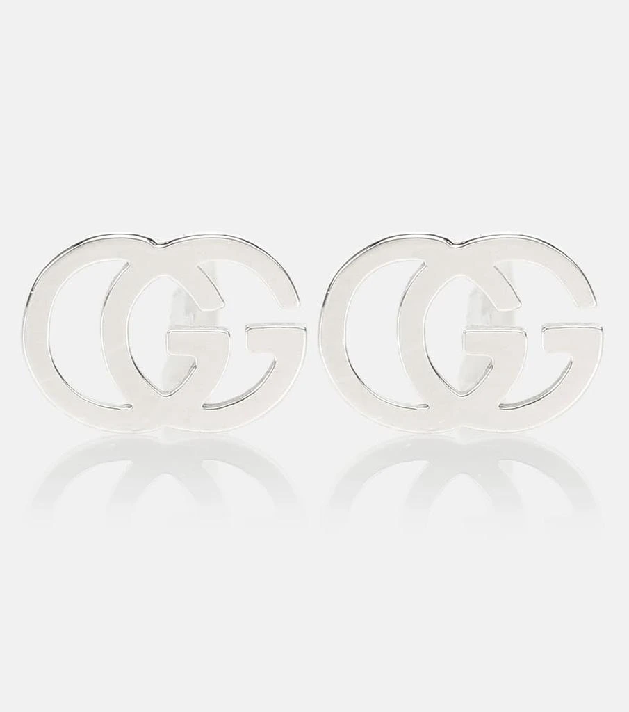 商品Gucci|GG 18kt white gold earrings,价格¥5606,第1张图片