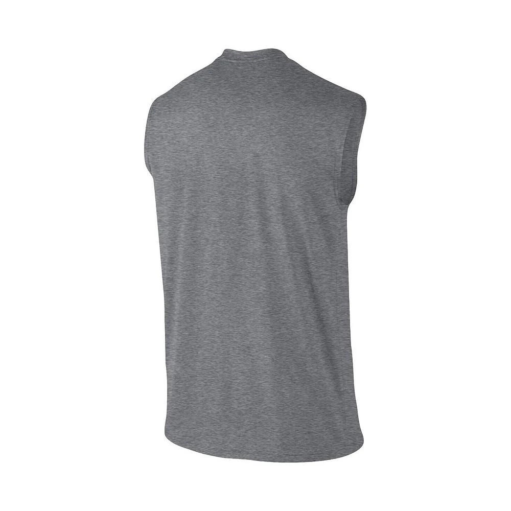 商品NIKE|Men's Heathered Gray Duke Blue Devils Wordmark Drop Legend Performance Tank Top,价格¥299,第3张图片详细描述