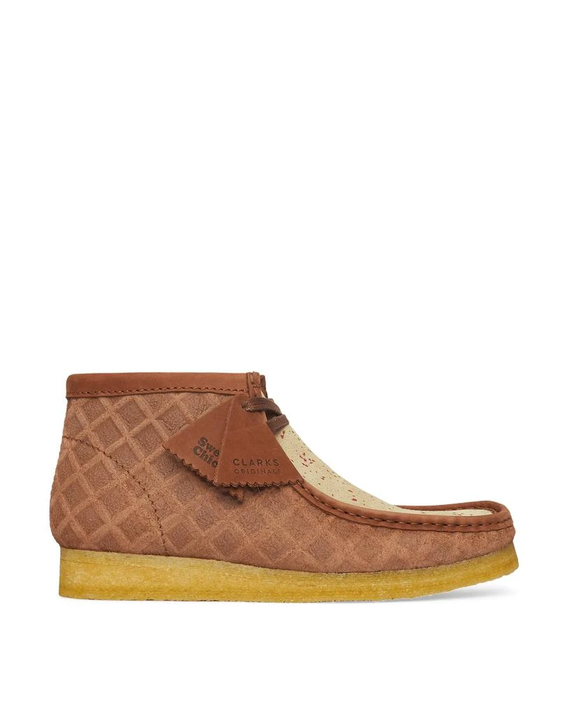 商品Clarks|Sweet Chick Wallabee Boots Brown,价格¥947,第1张图片