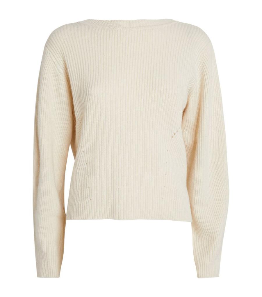 Cashmere Open-Back Rosa Sweater商品第1张图片规格展示