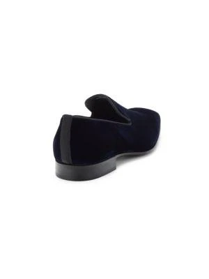 商品Massimo Matteo|Velvet Smoking Slipper,价格¥522,第3张图片详细描述