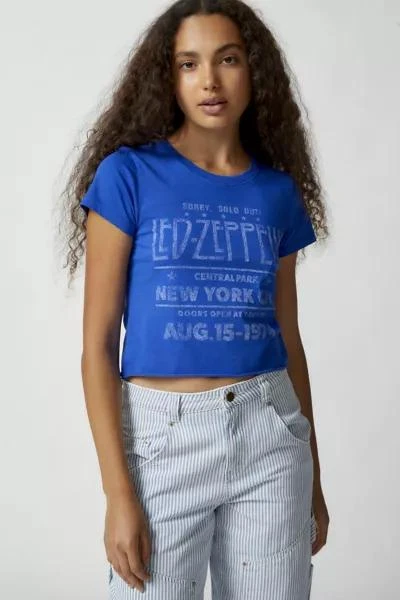 商品Urban Outfitters|Led Zeppelin Concert Baby Tee,价格¥149,第1张图片