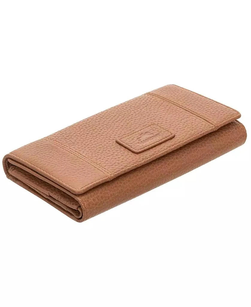 Women's Pebbled Collection RFID Secure Trifold Wing Wallet 商品