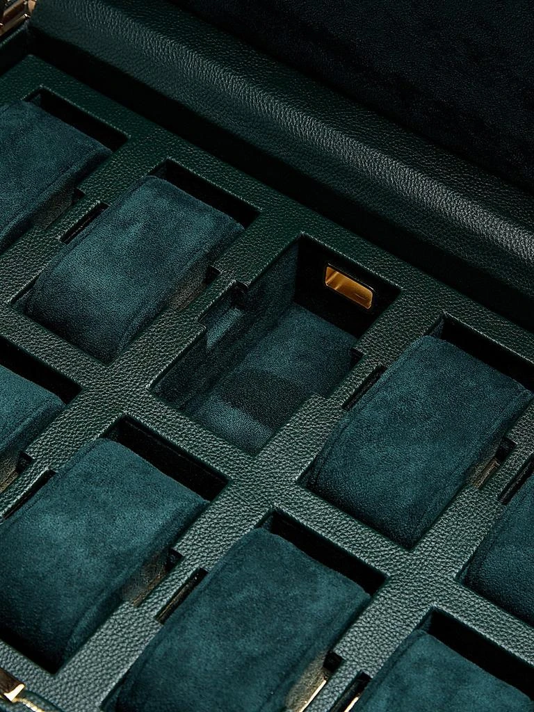 商品Wolf|British Racing Green 10-Piece With Drawer Watch Box,价格¥5190,第5张图片详细描述
