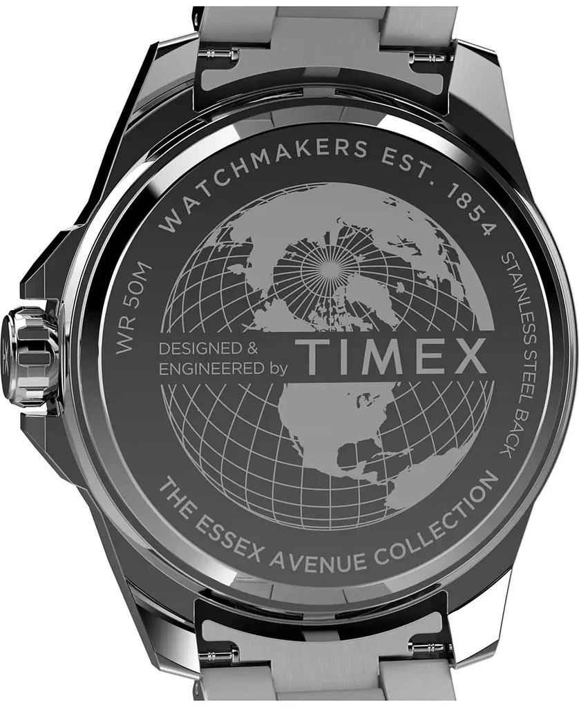 商品Timex|Men's Analog Black Stainless Steel Watch, 46mm,价格¥1033,第5张图片详细描述