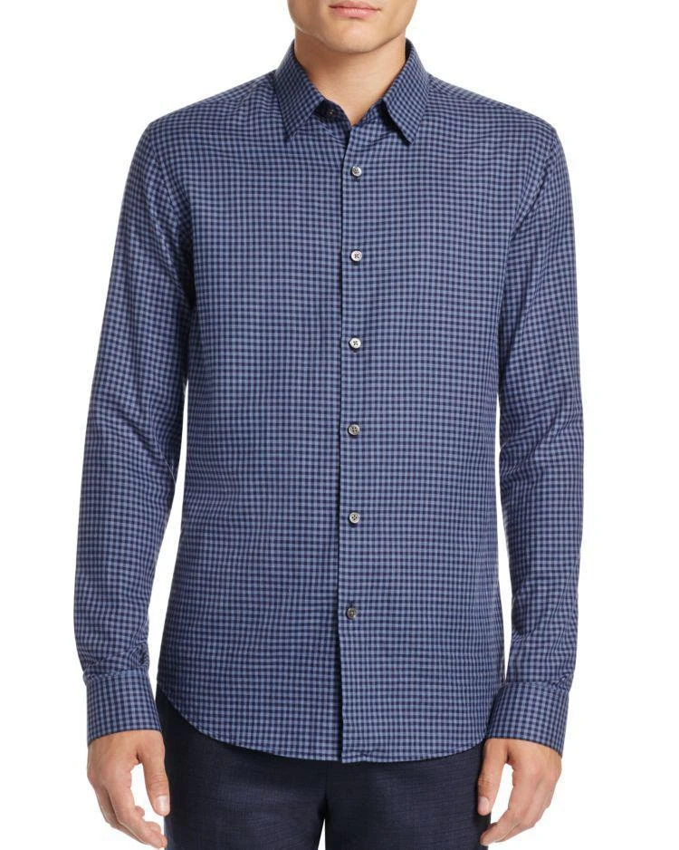 商品Theory|Sylvain Gingham Slim Fit Button-Down Shirt,价格¥600,第1张图片