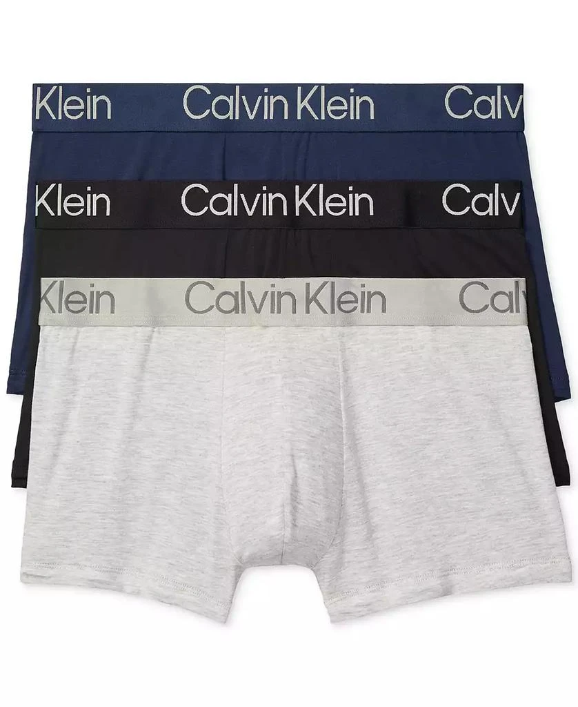 商品Calvin Klein|Men's 3-Pack Ultra Soft Modern Modal Trunk Underwear,价格¥344,第1张图片