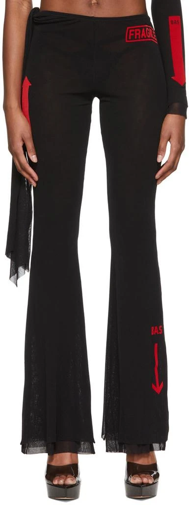 商品Jean Paul Gaultier|SSENSE Exclusive Black Tulle Lounge Pants,价格¥1287,第1张图片