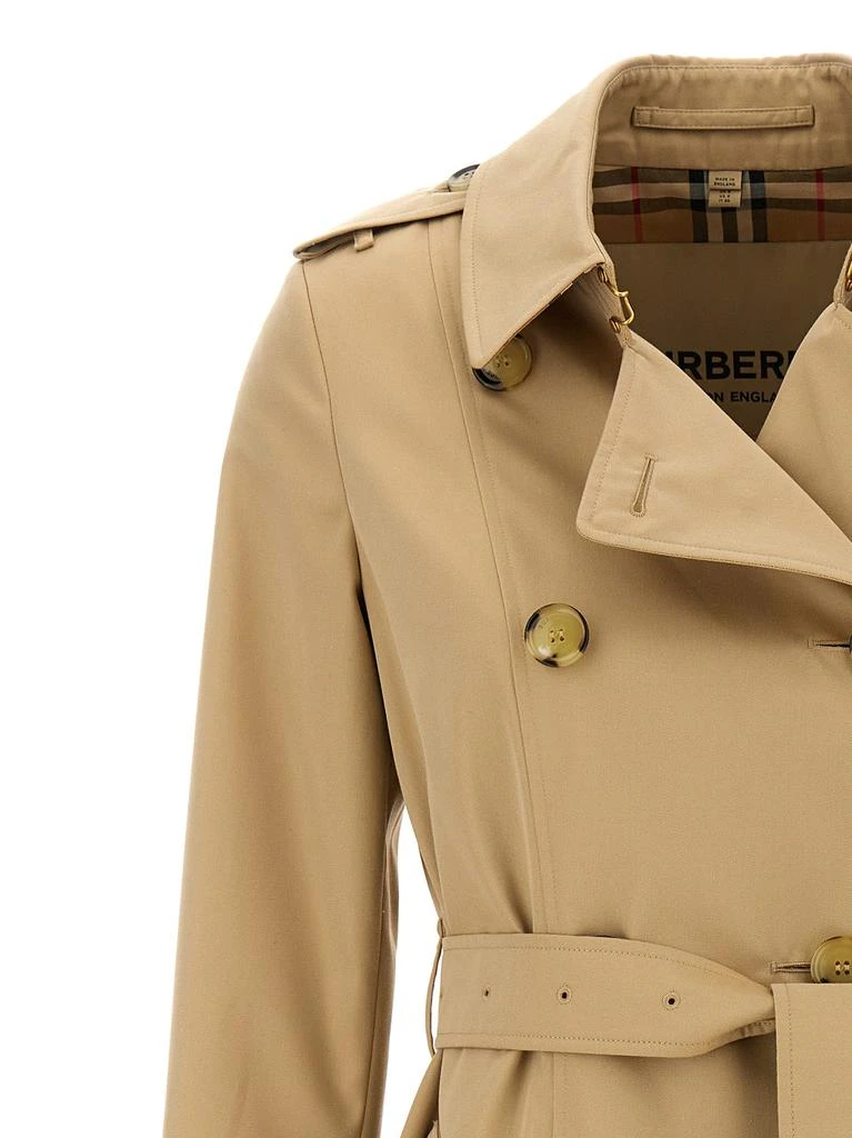 商品Burberry|Heritage Chelsea Coats, Trench Coats Beige,价格¥12033,第4张图片详细描述