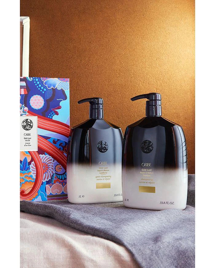 商品Oribe|Gold Lust Shampoo & Conditioner Liter Set ($339 value),价格¥2191,第2张图片详细描述