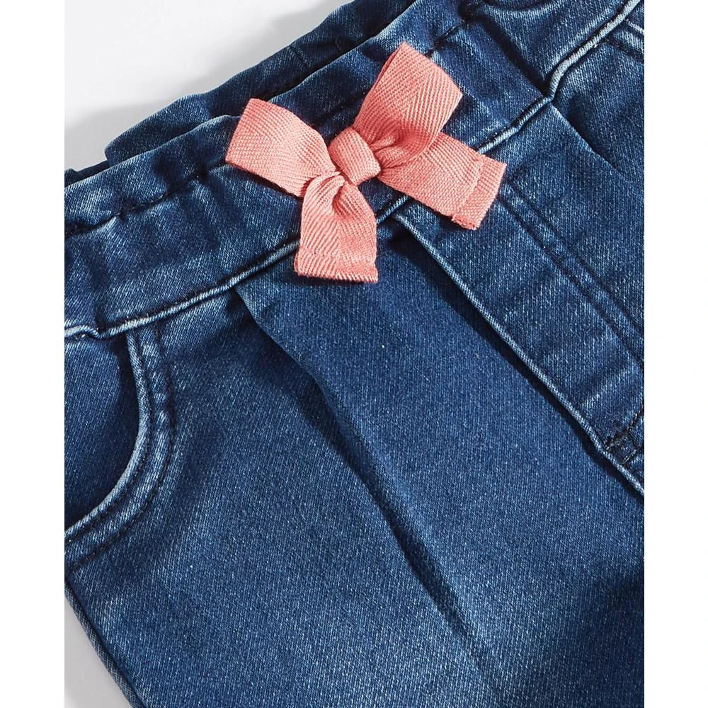 商品First Impressions|Baby Girls Bow Jeans, Created for Macy's,价格¥176,第3张图片详细描述