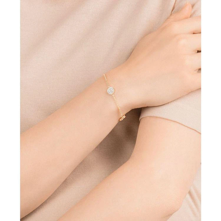 商品Swarovski|Remix Collection Rose Gold-Tone Pavé Disc Magnetic Closure Bracelet,价格¥592,第3张图片详细描述