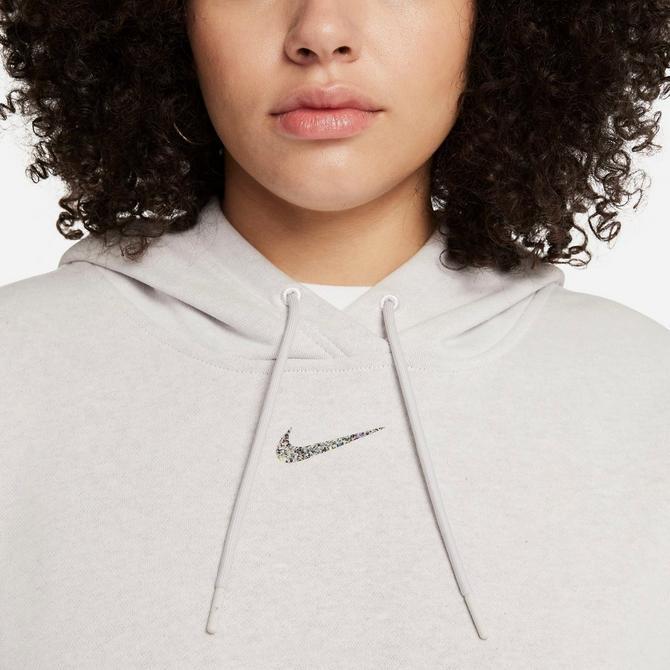 Women's Nike Sportswear Collection Essentials Sustainable Fleece Hoodie (Plus Size)商品第5张图片规格展示