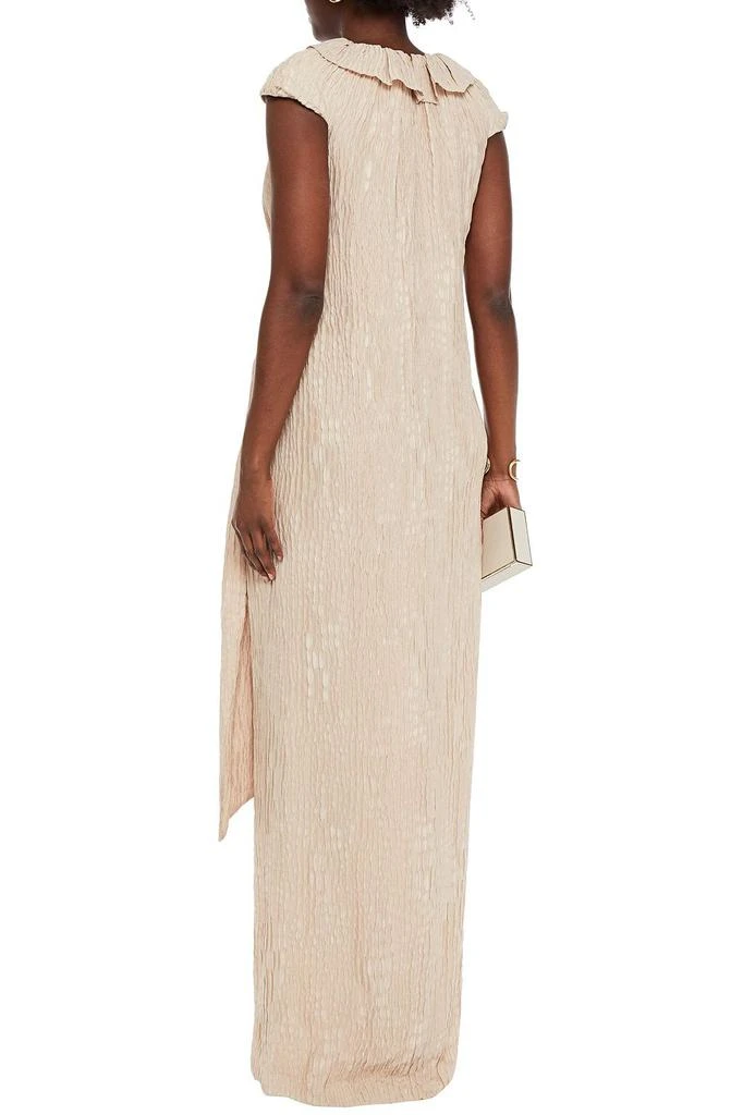 商品ROLAND MOURET|Rila knotted cutout silk-satin jacquard gown,价格¥3866,第1张图片