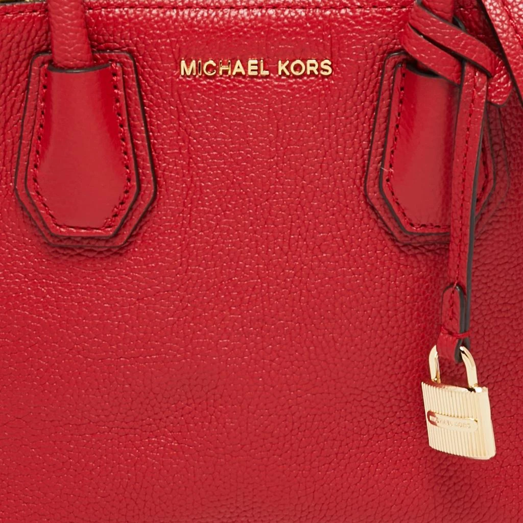 商品Michael Kors|MICHAEL Michael Kors Red Pebbled Leather Mini Mercer Tote,价格¥1365,第5张图片详细描述