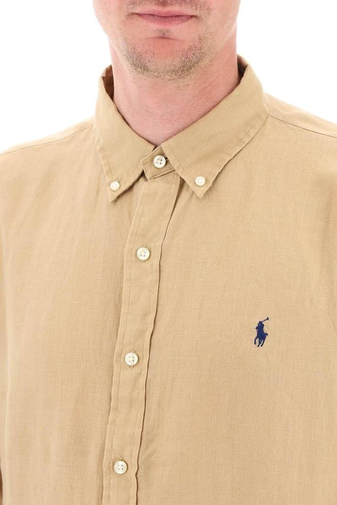 商品Ralph Lauren|LINEN BUTTON-DOWN SHIRT,价格¥566,第5张图片详细描述