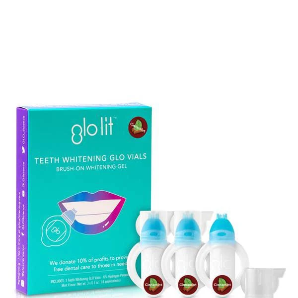 商品glo|GLO Science Teeth Whitening Glo Vials - Cinnamint (3 Pack),价格¥195,第1张图片