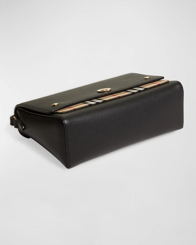 Note Medium Leather & Vintage Check Crossbody Bag 商品