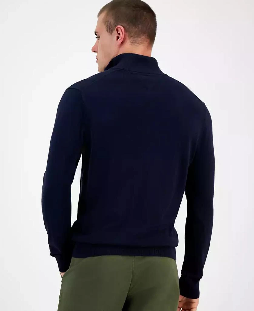 商品Tommy Hilfiger|Men's Quarter-Zip Pullover Knit Sweater,价格¥340,第3张图片详细描述