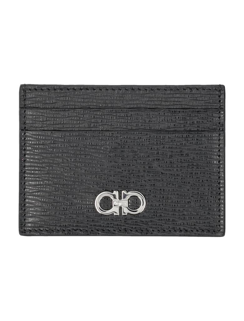 商品Salvatore Ferragamo|Revival Gancio Bicolor Cardholder,价格¥2287,第1张图片