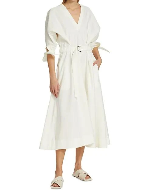 商品3.1 Phillip Lim|Belted Tie-Sleeve Midi Dress,价格¥1969,第3张图片详细描述