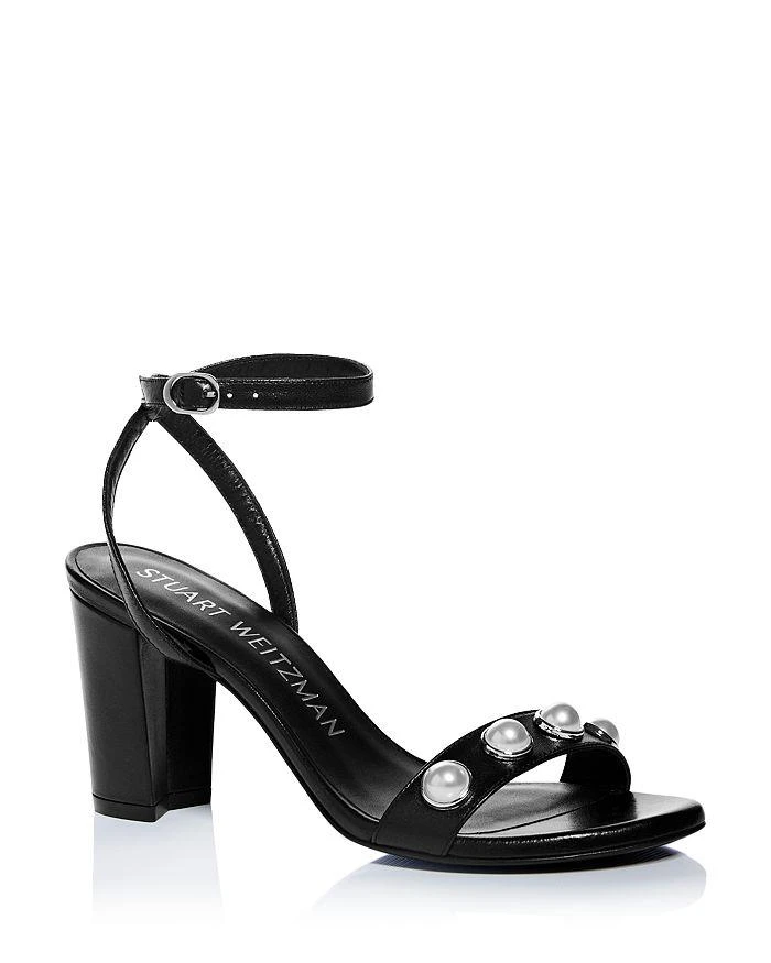 商品Stuart Weitzman|Women's Nearlybare Portia Ankle Strap Sandals,价格¥1109,第1张图片