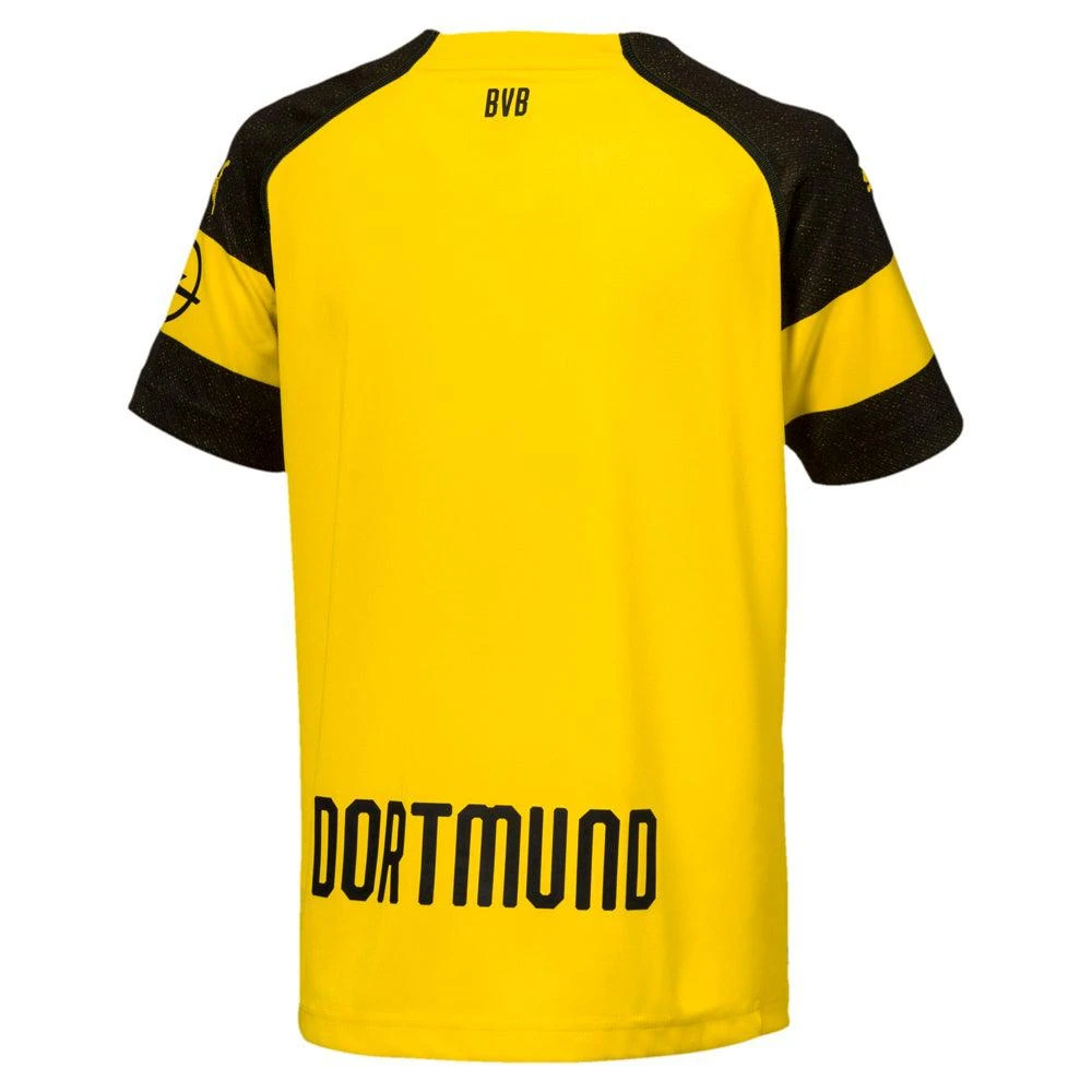 商品Puma|BVB Replica Home V Neck Short Sleeve Soccer Jersey (Youth),价格¥151,第2张图片详细描述