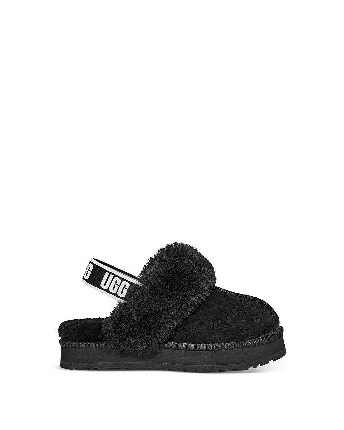 商品UGG|Girls' Funkette Shearling Slingback Slippers - Toddler,价格¥568,第4张图片详细描述