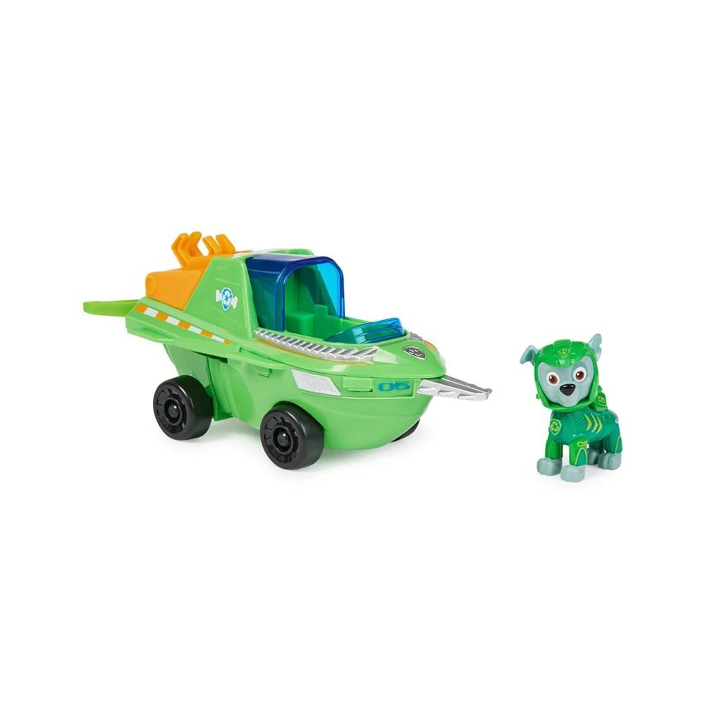 商品Paw Patrol|Aqua Pups Rocky Transforming Sawfish Vehicle with Collectible Action Figure,价格¥135,第1张图片