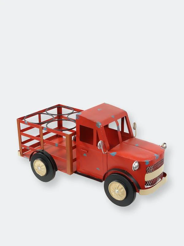 商品Sunnydaze Decor|Truck Metal Wine Rack,价格¥607,第1张图片