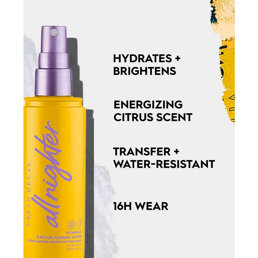 商品Urban Decay|All Nighter Brightening Vitamin C Setting Spray, 4 oz.,价格¥118,第5张图片详细描述