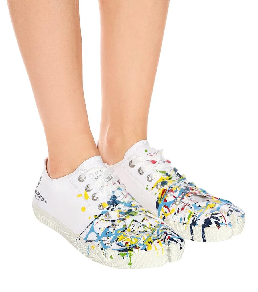 商品MAISON MARGIELA|Tabi canvas low-top sneakers,价格¥4121,第5张图片详细描述