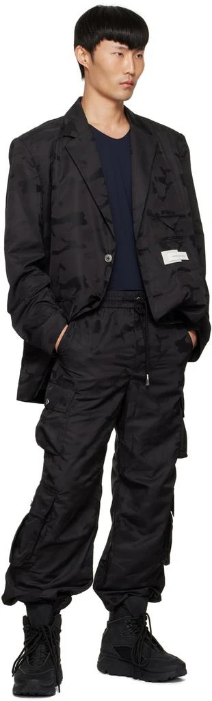 商品Feng Chen Wang|Black Polyester Cargo Pants,价格¥2213,第4张图片详细描述