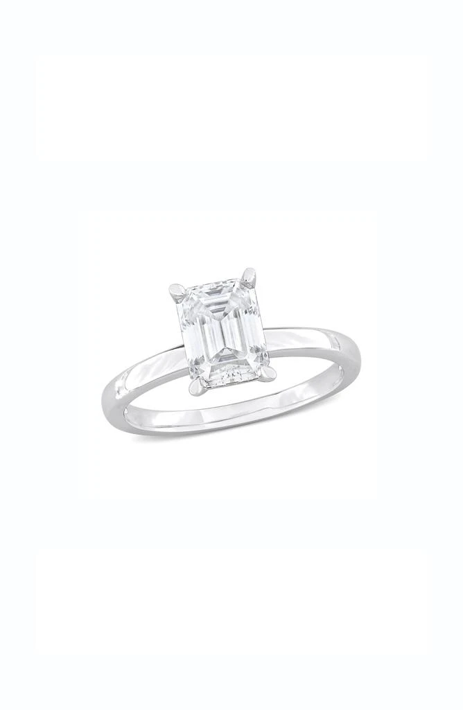 商品DELMAR|Sterling Silver Octagon-Cut Moissanite Ring,价格¥1648,第1张图片