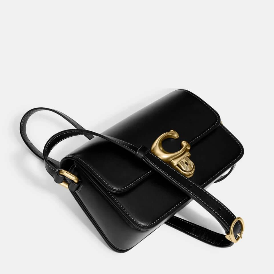 商品Coach|Coach Women's Glovetanned Studio Shoulder Bag 19 - Black,价格¥2253,第4张图片详细描述