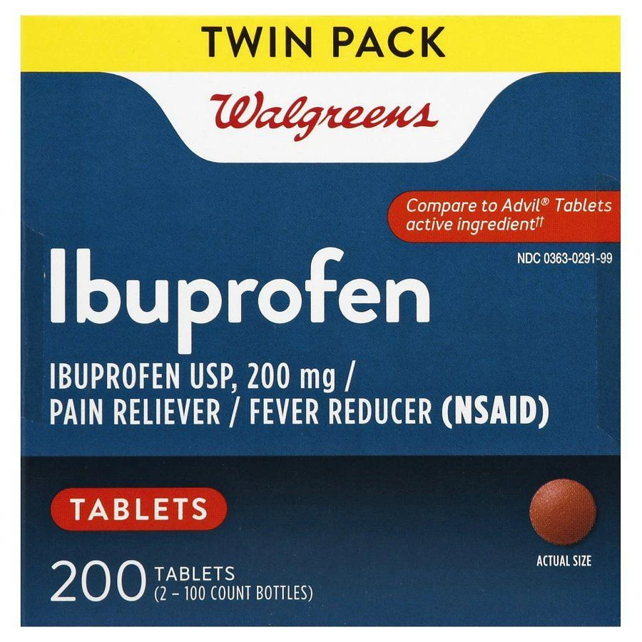 商品Walgreens|Ibuprofen 200 mg Tablets,价格¥109,第1张图片