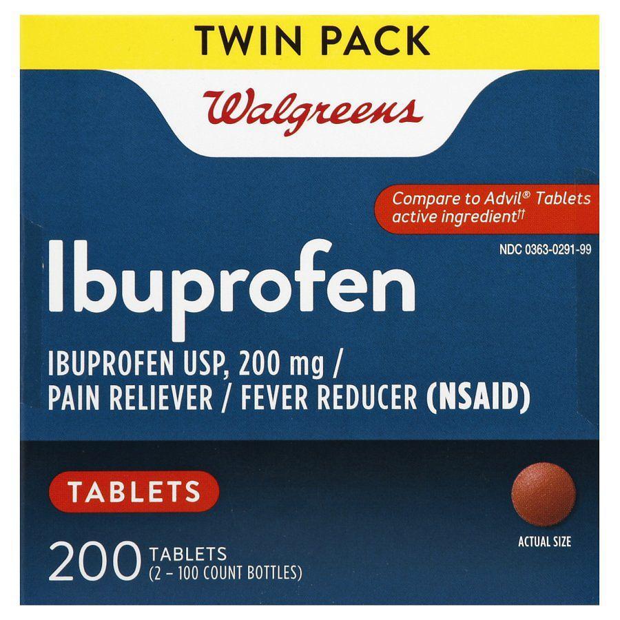 商品Walgreens|Ibuprofen 200 mg Tablets,价格¥58,第1张图片