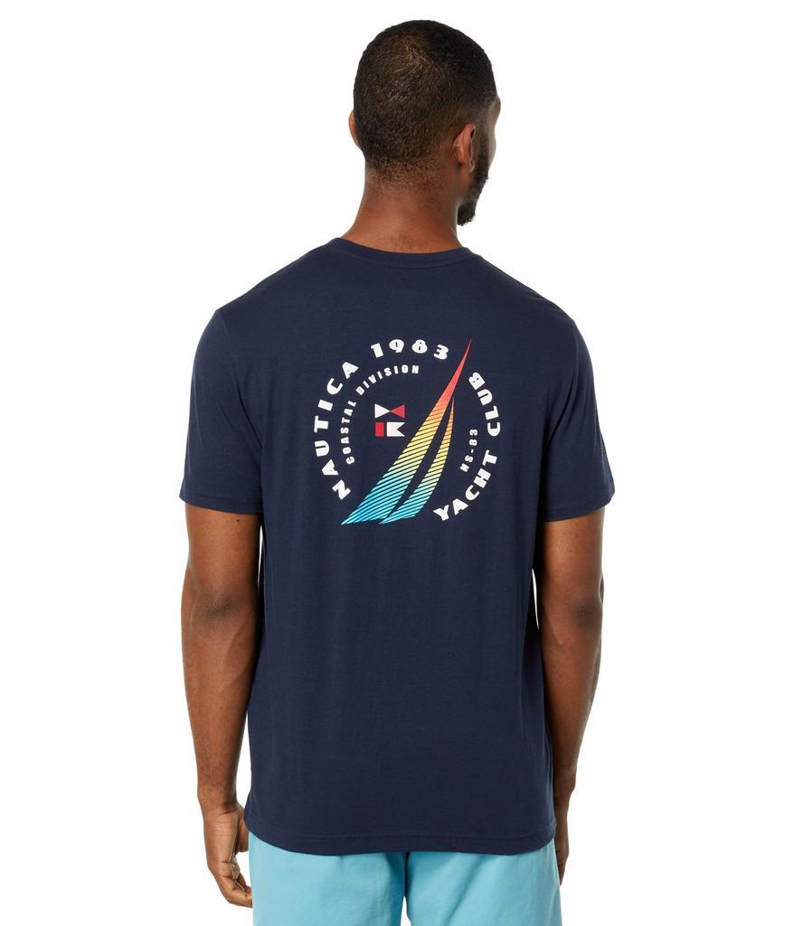 商品Nautica|Sustainably Crafted J-Class Logo Puff Graphic T-Shirt,价格¥247,第1张图片