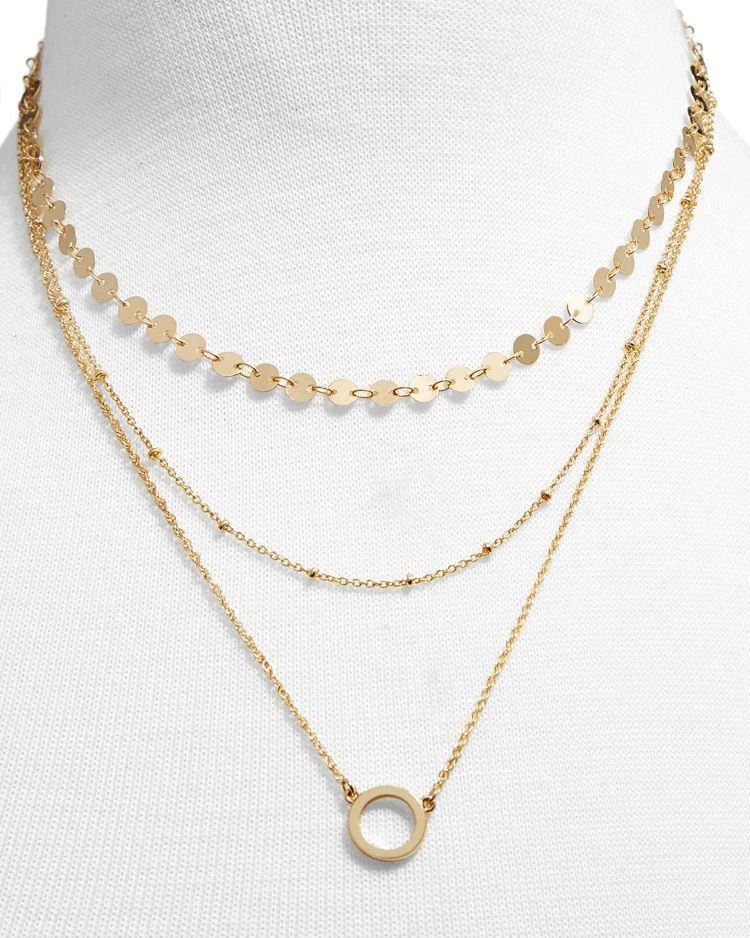商品BAUBLEBAR|Adrielle Layered Necklace, 19",价格¥311,第2张图片详细描述