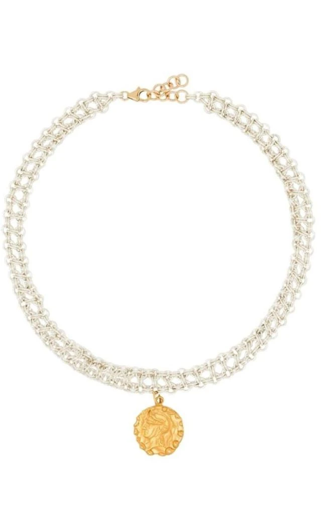 商品Alighieri|24K Gold-Plated Woven Tapestry Amulet Necklace,价格¥6483,第1张图片
